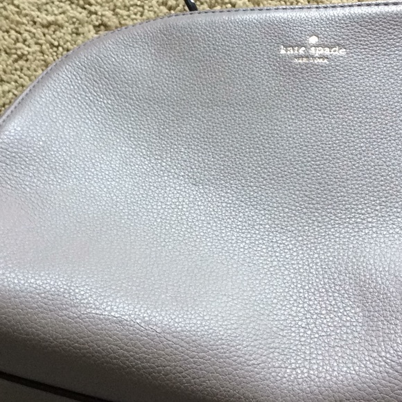 Kate Spade Taupe/grey purse - Picture 4 of 7